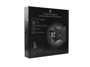 Fenner Fenner Tech Staffa TV FN-CP306 14"-42" Full Motion Extra Slim 20Kg
